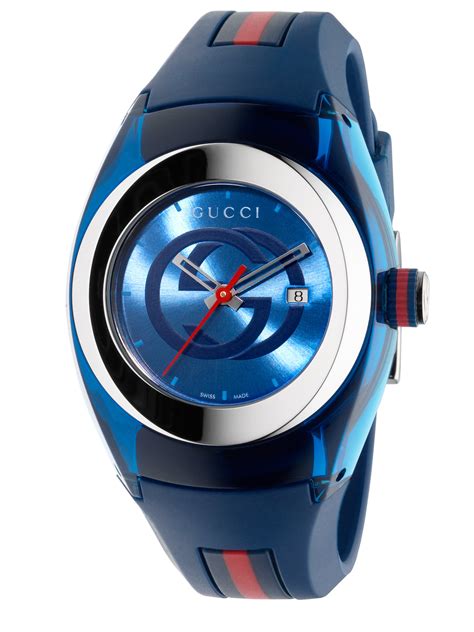 gucci watch men blue